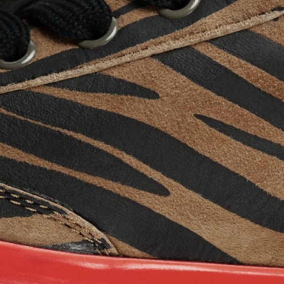 RAG & BONE Army Animal-Print Low Top Suede Sneakers Size 37.5 - Picture 10 of 10